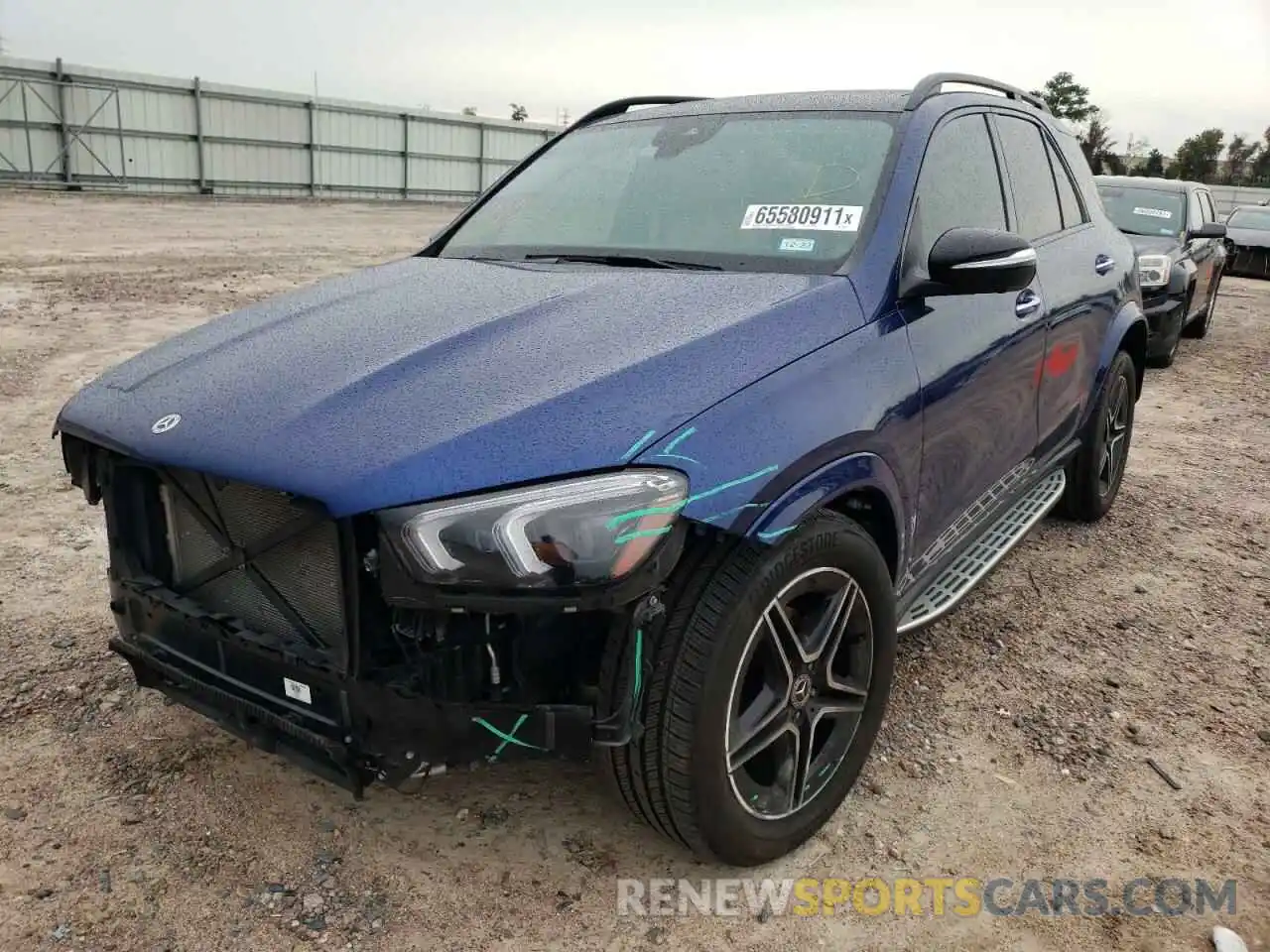 2 Photograph of a damaged car 4JGFB4JE0MA355168 MERCEDES-BENZ GLE-CLASS 2021