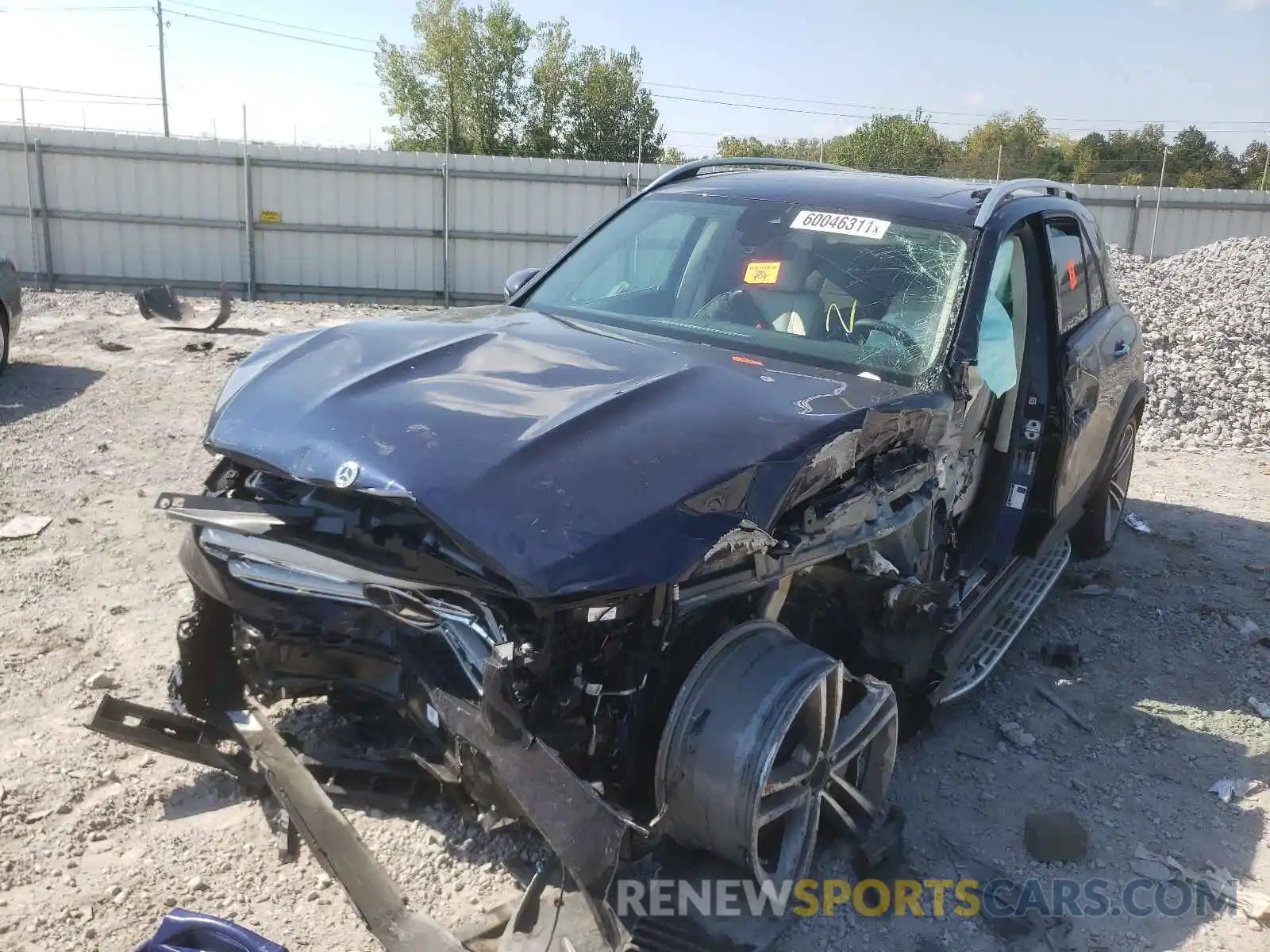 2 Photograph of a damaged car 4JGFB4JE6MA523430 MERCEDES-BENZ GLE-CLASS 2021