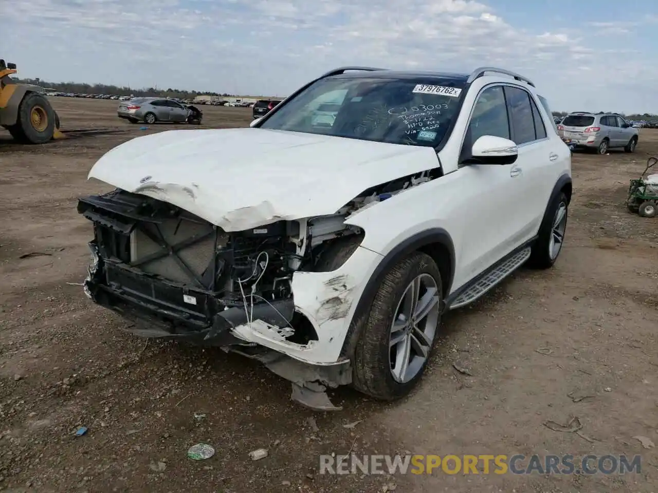 2 Photograph of a damaged car 4JGFB4JE8MA395420 MERCEDES-BENZ GLE-CLASS 2021