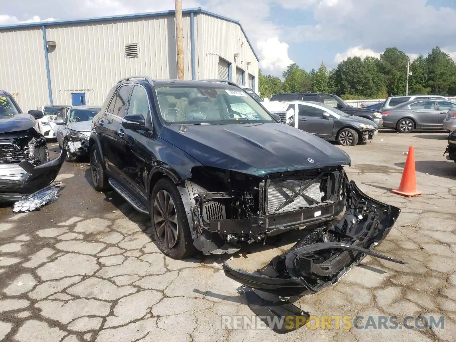 1 Photograph of a damaged car 4JGFB4JE8MA457530 MERCEDES-BENZ GLE-CLASS 2021