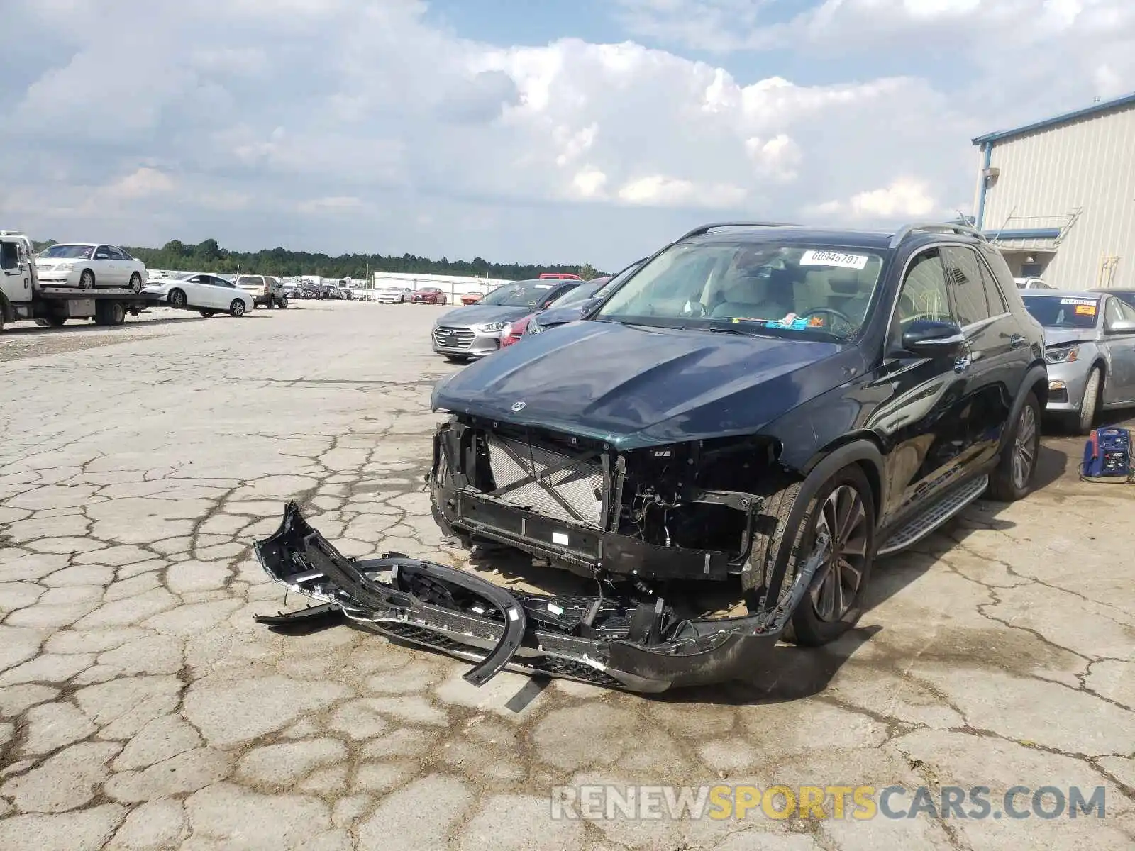 2 Photograph of a damaged car 4JGFB4JE8MA457530 MERCEDES-BENZ GLE-CLASS 2021