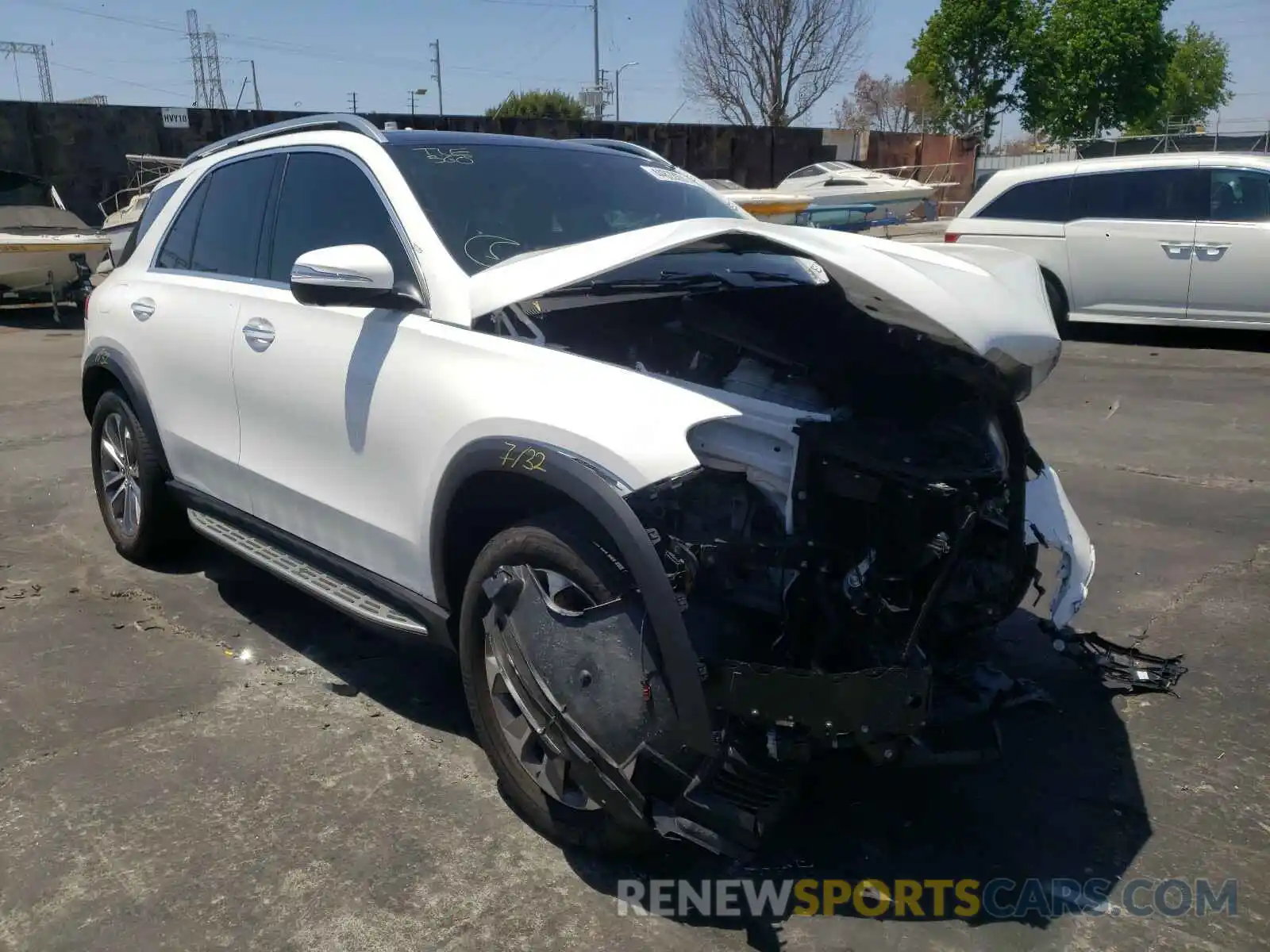 1 Photograph of a damaged car 4JGFB4JE9MA394633 MERCEDES-BENZ GLE-CLASS 2021