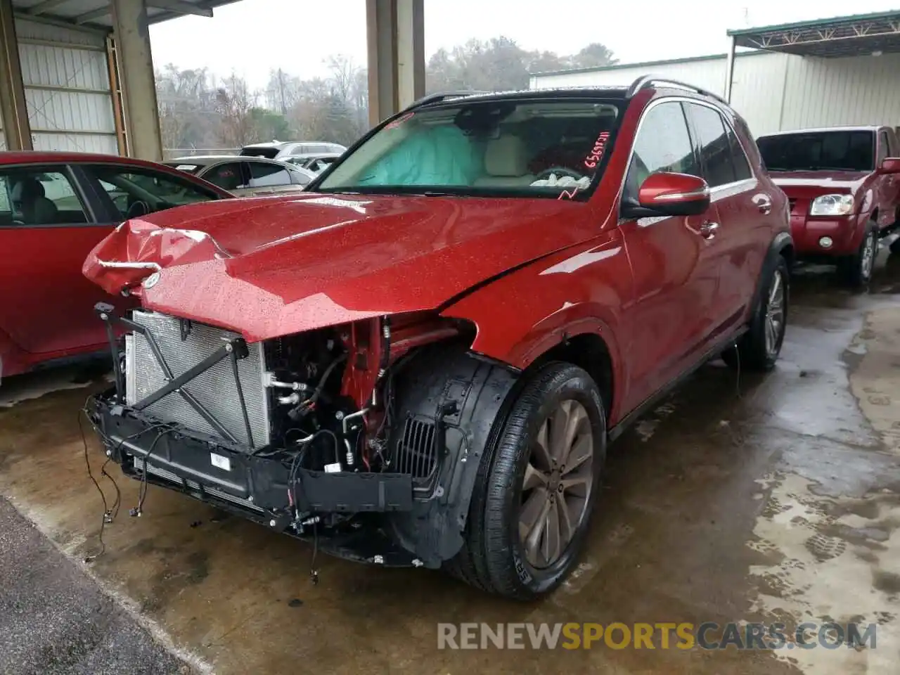 2 Photograph of a damaged car 4JGFB4KB0MA389325 MERCEDES-BENZ GLE-CLASS 2021