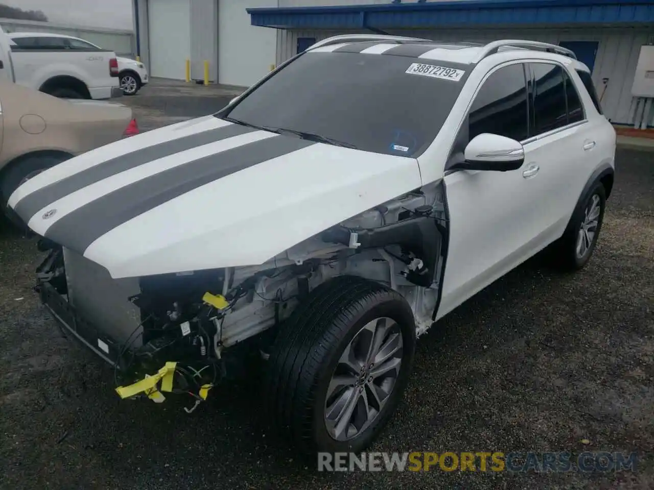 2 Photograph of a damaged car 4JGFB4KB0MA466825 MERCEDES-BENZ GLE-CLASS 2021