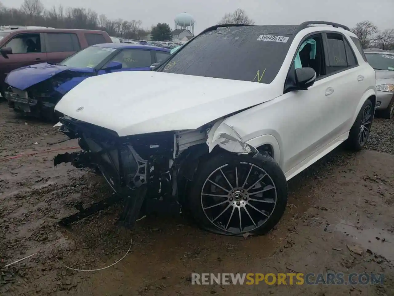 2 Photograph of a damaged car 4JGFB4KB0MA514212 MERCEDES-BENZ GLE-CLASS 2021