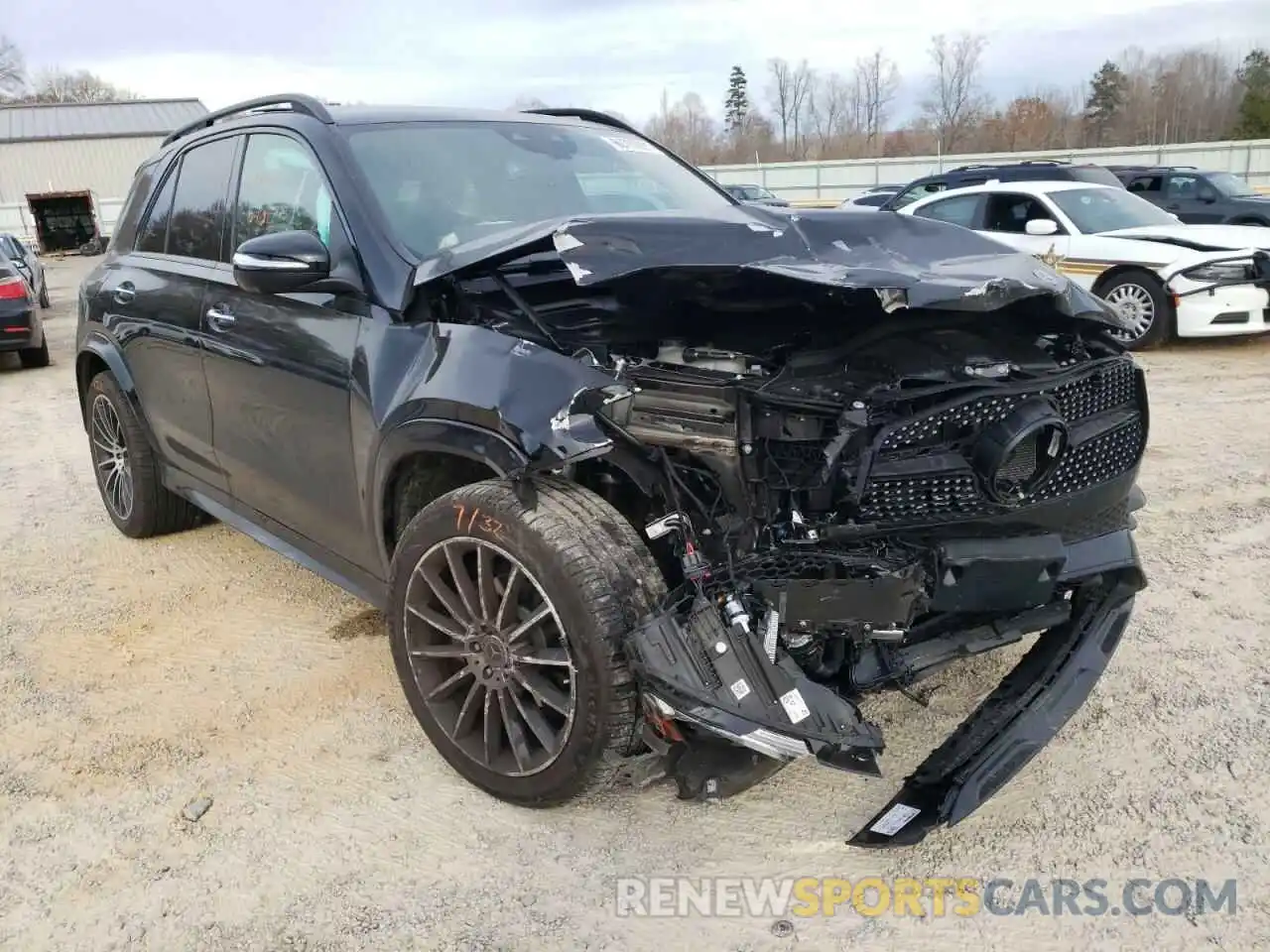 1 Photograph of a damaged car 4JGFB4KB1MA495752 MERCEDES-BENZ GLE-CLASS 2021