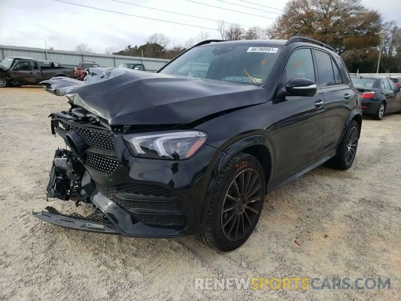 2 Photograph of a damaged car 4JGFB4KB1MA495752 MERCEDES-BENZ GLE-CLASS 2021