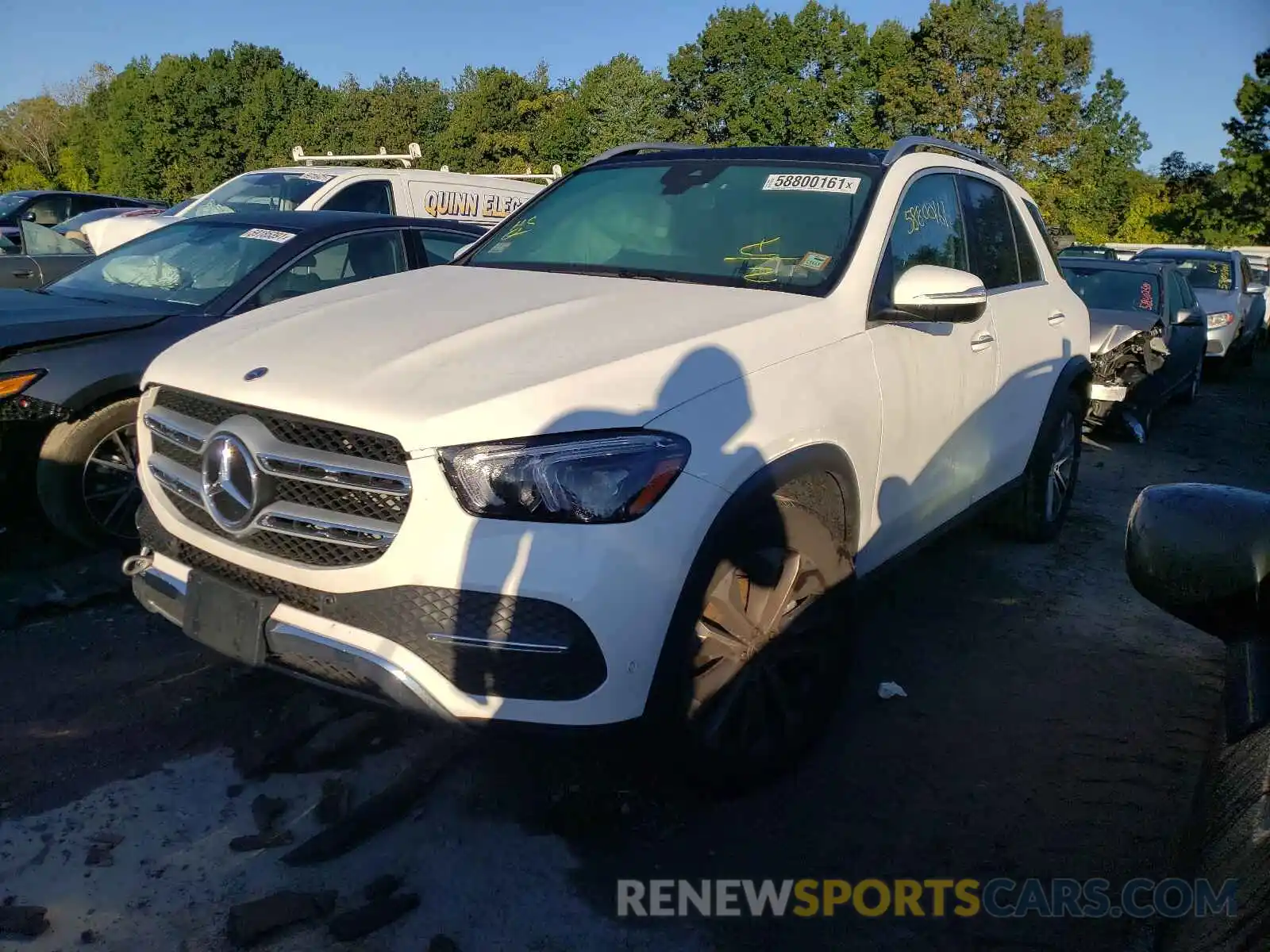 2 Photograph of a damaged car 4JGFB4KB2MA377418 MERCEDES-BENZ GLE-CLASS 2021