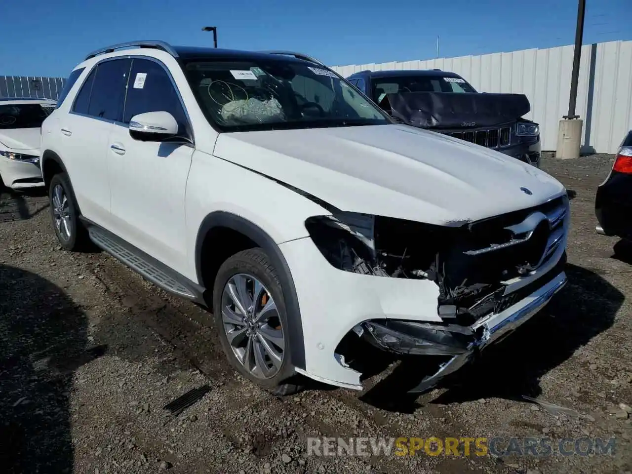 1 Photograph of a damaged car 4JGFB4KB2MA505012 MERCEDES-BENZ GLE-CLASS 2021