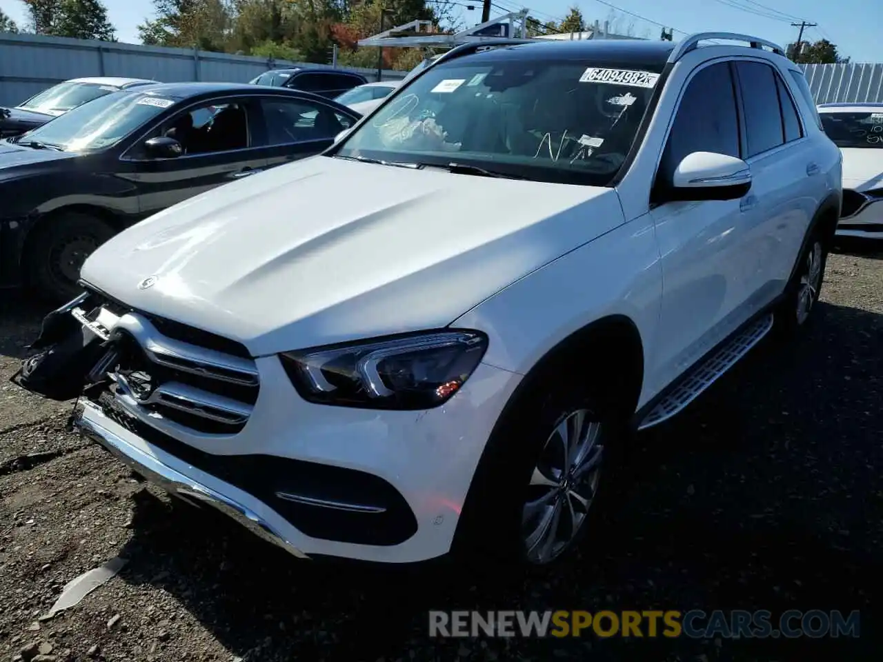 2 Photograph of a damaged car 4JGFB4KB2MA505012 MERCEDES-BENZ GLE-CLASS 2021