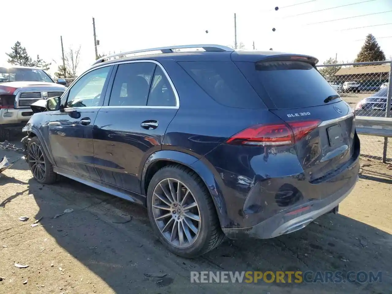 2 Photograph of a damaged car 4JGFB4KB2MA522487 MERCEDES-BENZ GLE-CLASS 2021