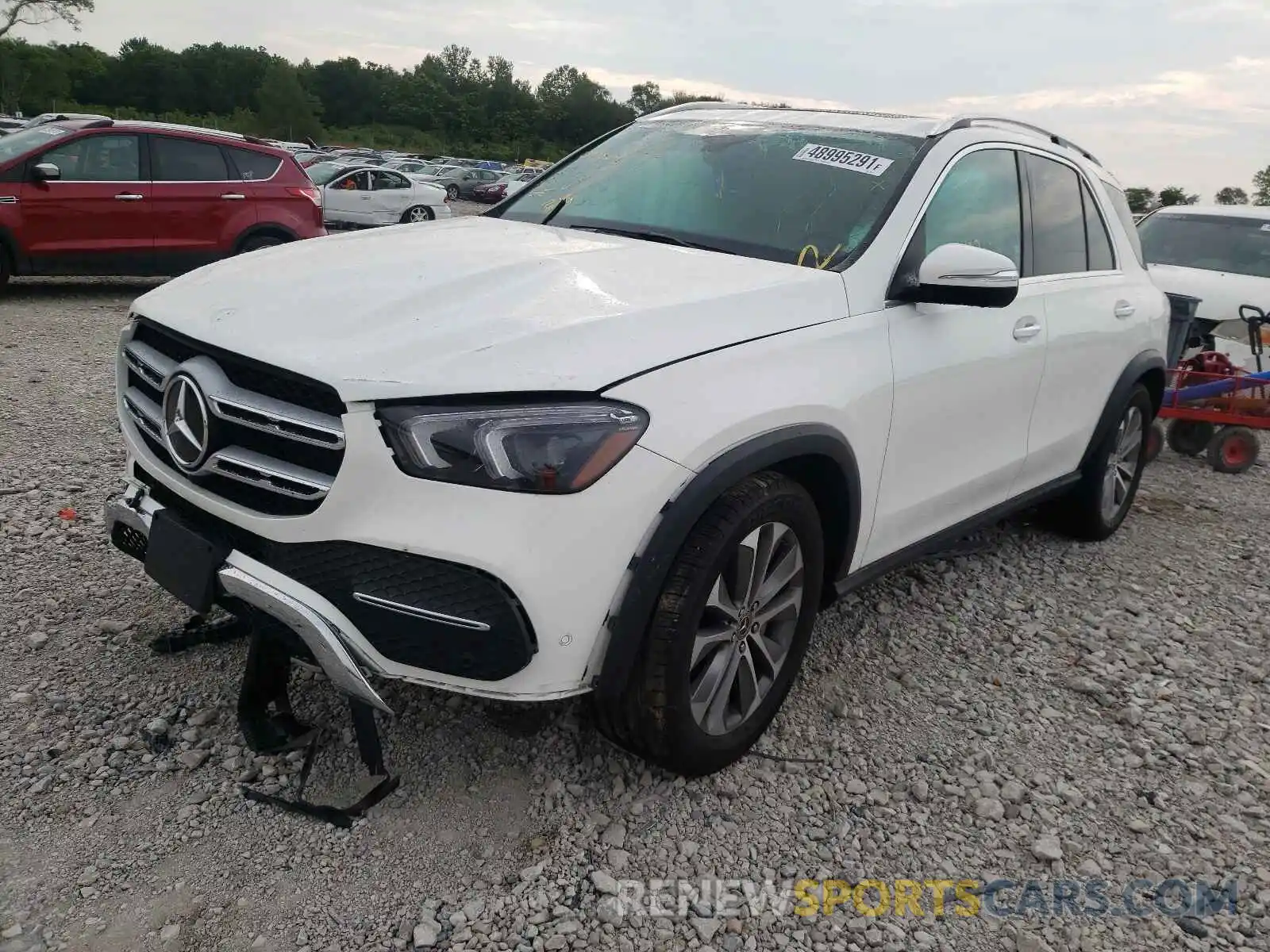 2 Photograph of a damaged car 4JGFB4KB3MA377623 MERCEDES-BENZ GLE-CLASS 2021