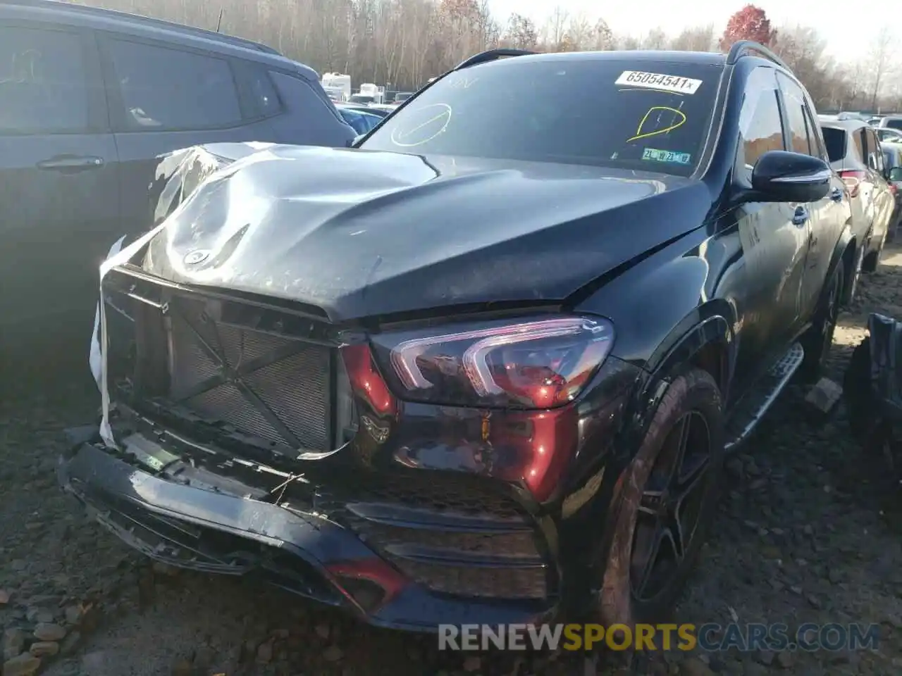 2 Photograph of a damaged car 4JGFB4KB3MA388511 MERCEDES-BENZ GLE-CLASS 2021