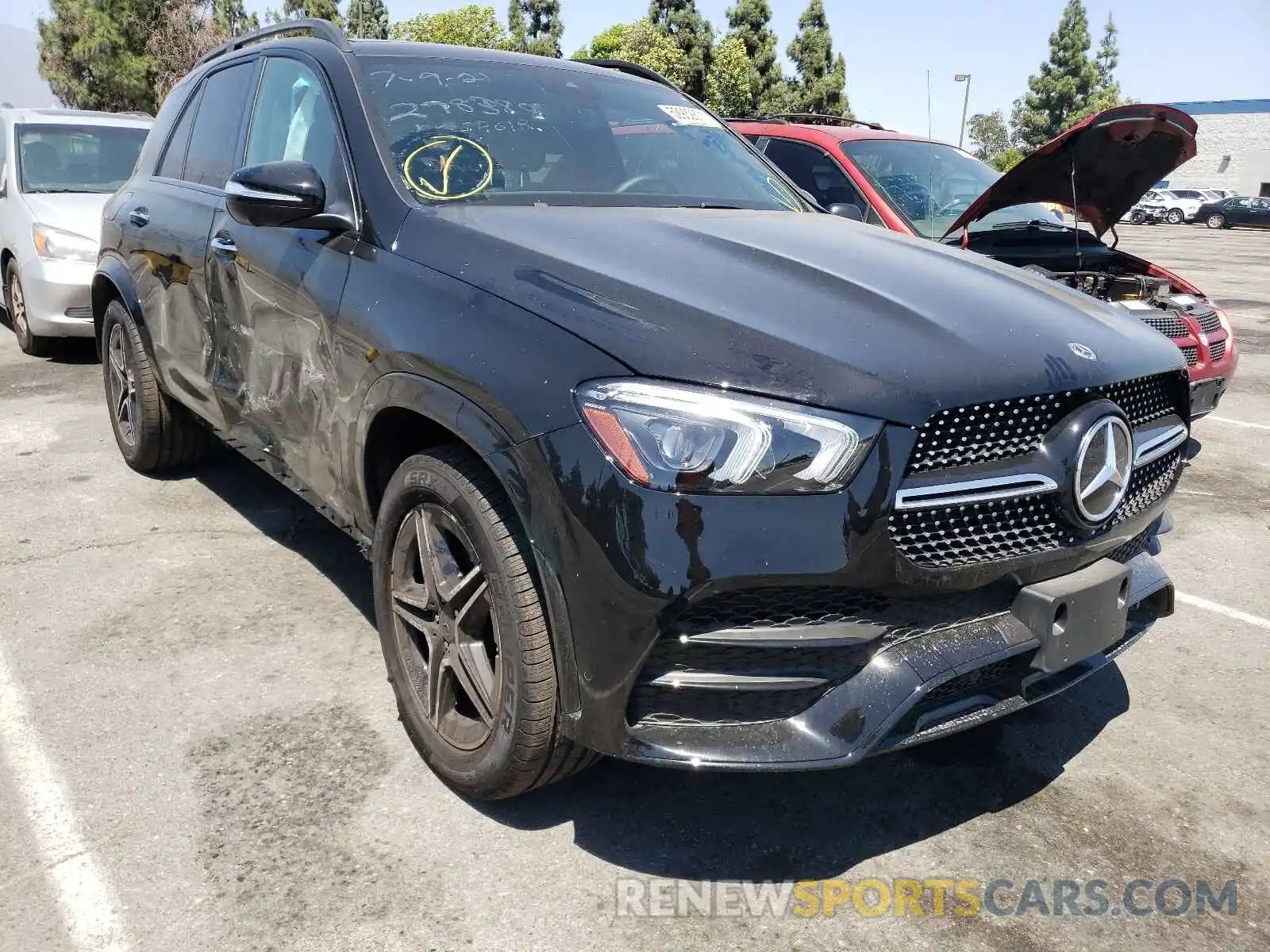 1 Photograph of a damaged car 4JGFB4KB3MA462591 MERCEDES-BENZ GLE-CLASS 2021