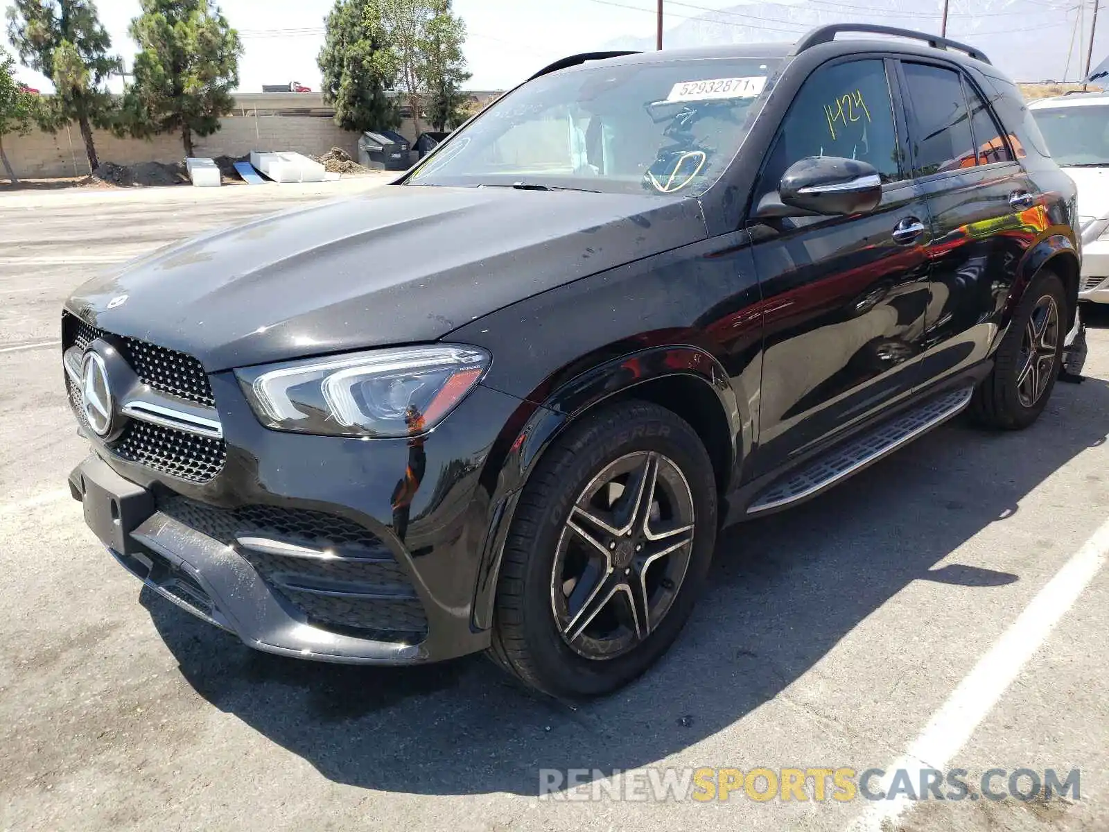 2 Photograph of a damaged car 4JGFB4KB3MA462591 MERCEDES-BENZ GLE-CLASS 2021