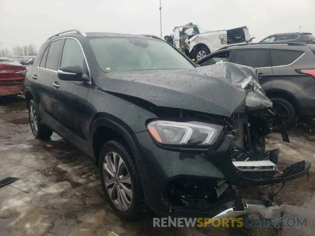 1 Photograph of a damaged car 4JGFB4KB3MA523177 MERCEDES-BENZ GLE-CLASS 2021