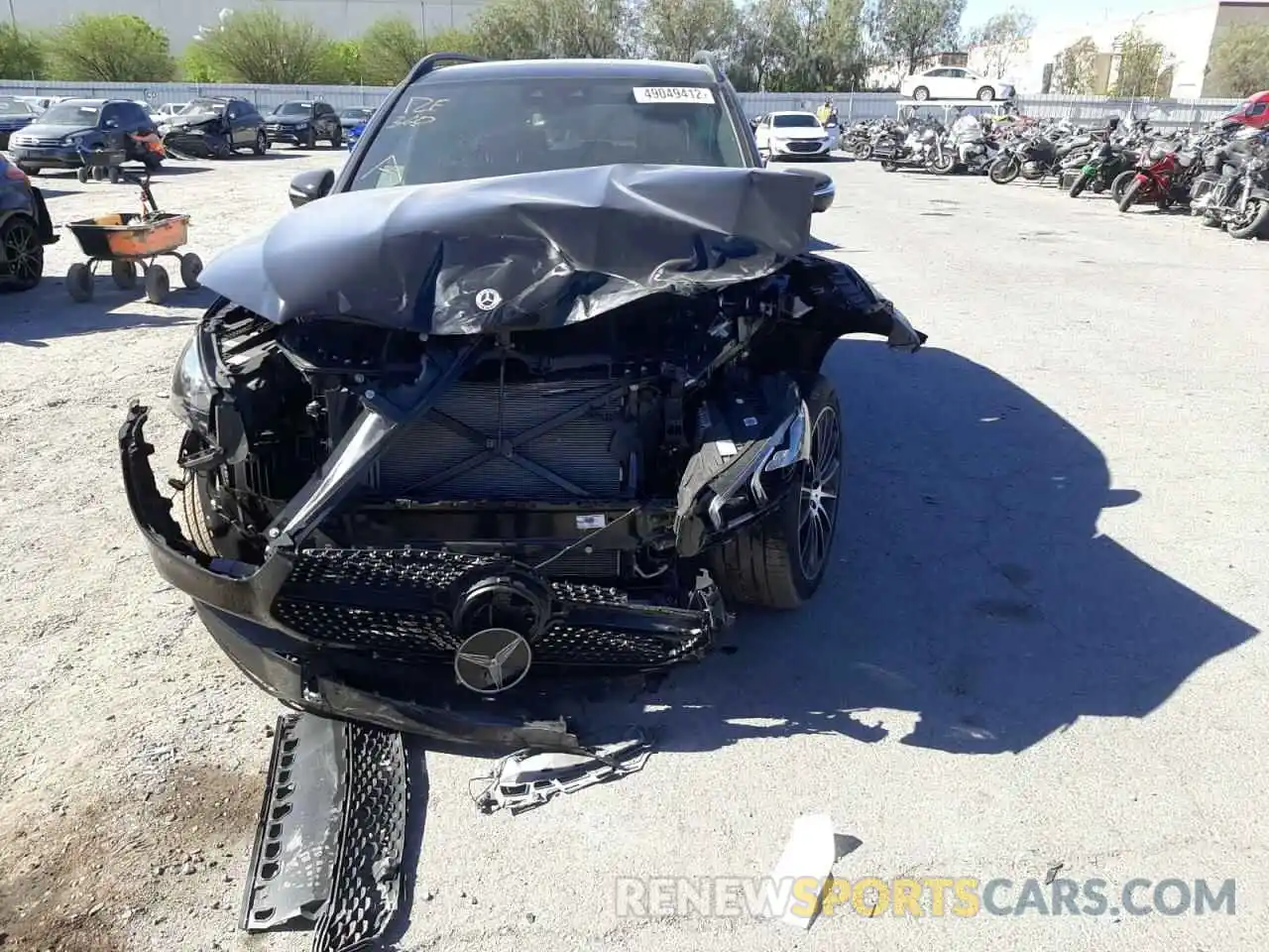 9 Photograph of a damaged car 4JGFB4KB3MA573593 MERCEDES-BENZ GLE-CLASS 2021