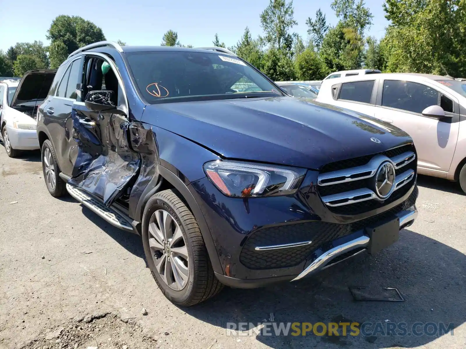 1 Photograph of a damaged car 4JGFB4KB4MA410452 MERCEDES-BENZ GLE-CLASS 2021