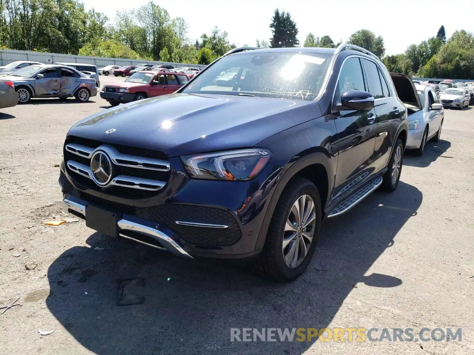 2 Photograph of a damaged car 4JGFB4KB4MA410452 MERCEDES-BENZ GLE-CLASS 2021