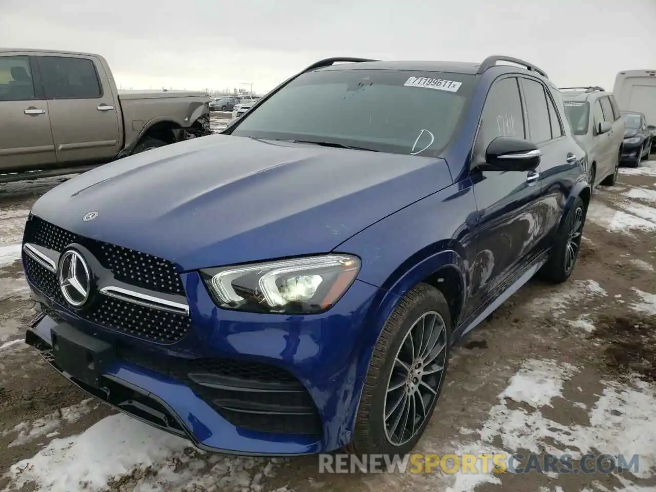 2 Photograph of a damaged car 4JGFB4KB4MA422133 MERCEDES-BENZ GLE-CLASS 2021