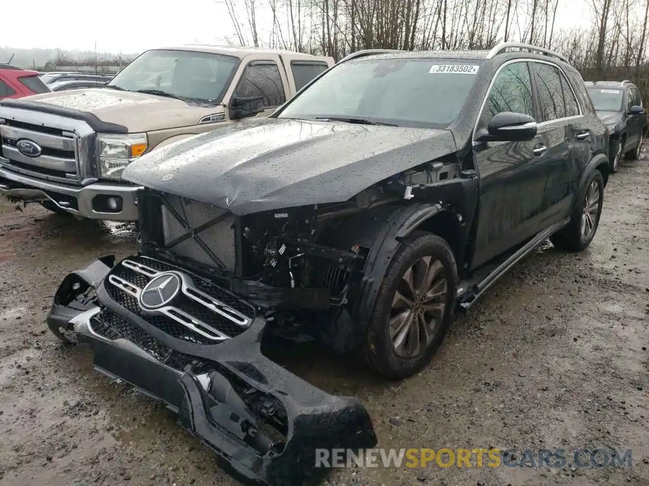 2 Photograph of a damaged car 4JGFB4KB4MA500359 MERCEDES-BENZ GLE-CLASS 2021