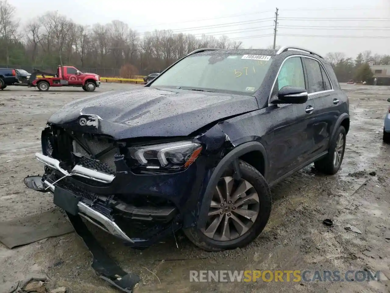 2 Photograph of a damaged car 4JGFB4KB5MA410301 MERCEDES-BENZ GLE-CLASS 2021