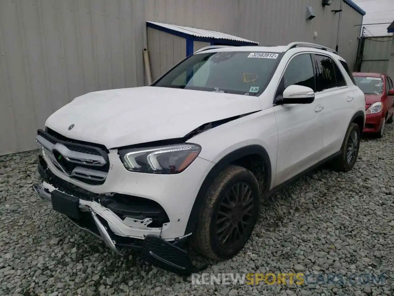 2 Photograph of a damaged car 4JGFB4KB5MA413974 MERCEDES-BENZ GLE-CLASS 2021