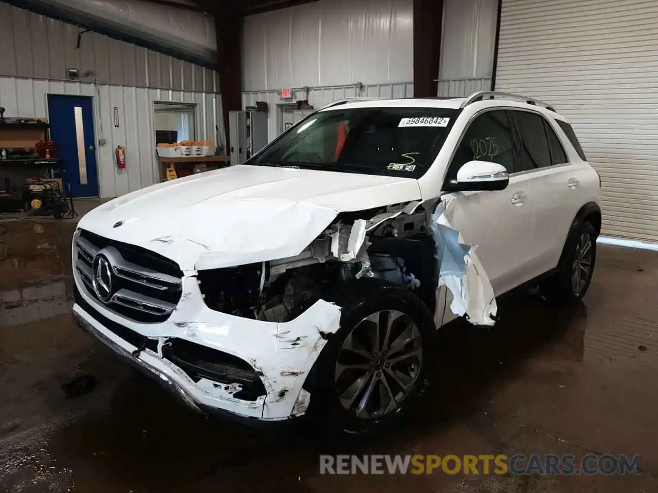 2 Photograph of a damaged car 4JGFB4KB5MA545813 MERCEDES-BENZ GLE-CLASS 2021