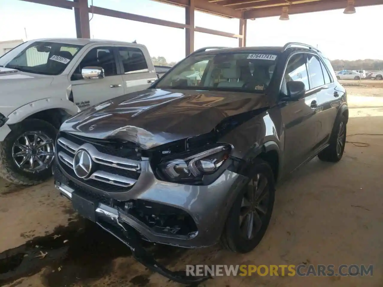 2 Photograph of a damaged car 4JGFB4KB6MA316802 MERCEDES-BENZ GLE-CLASS 2021