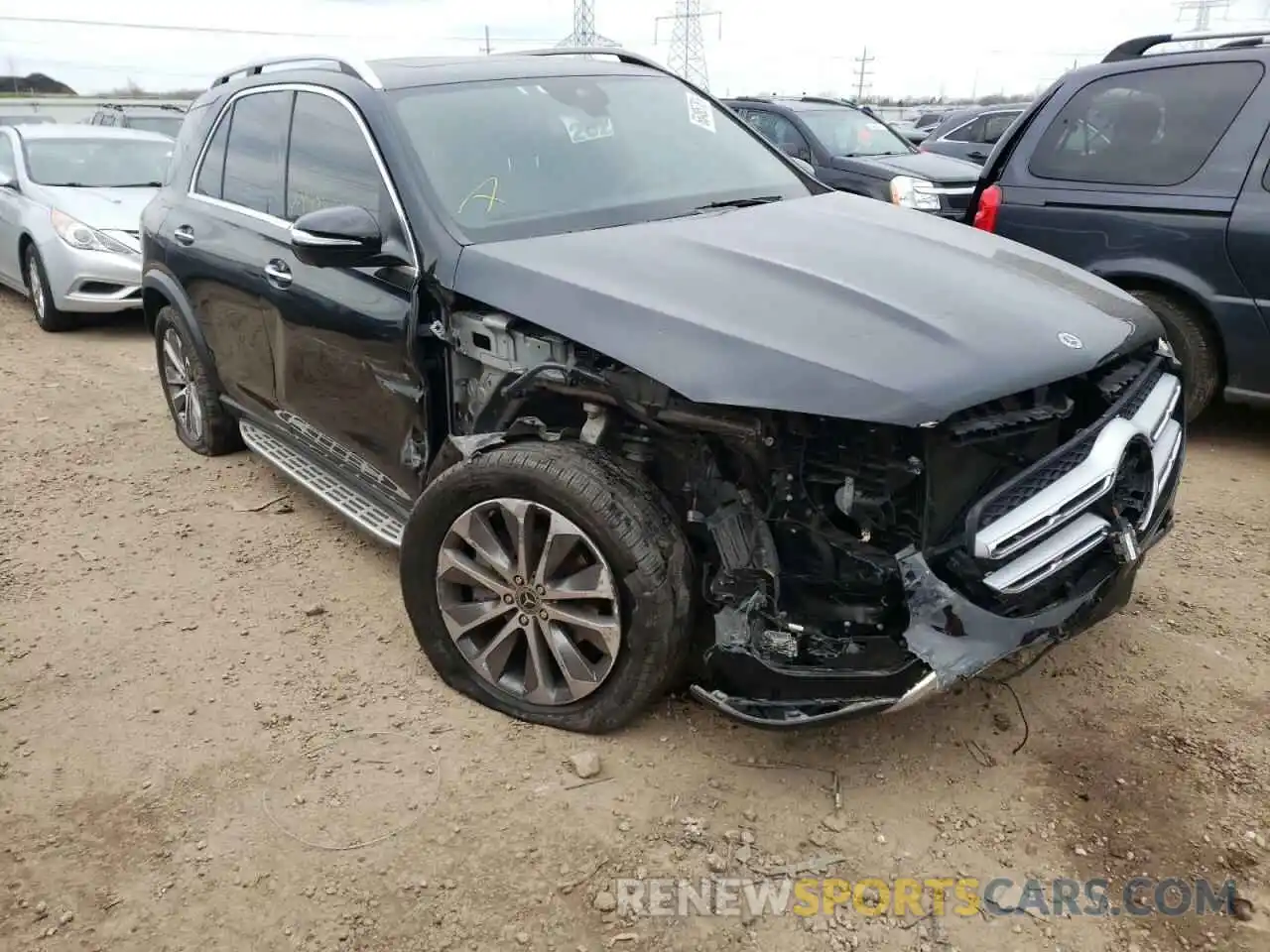 1 Photograph of a damaged car 4JGFB4KB6MA322194 MERCEDES-BENZ GLE-CLASS 2021