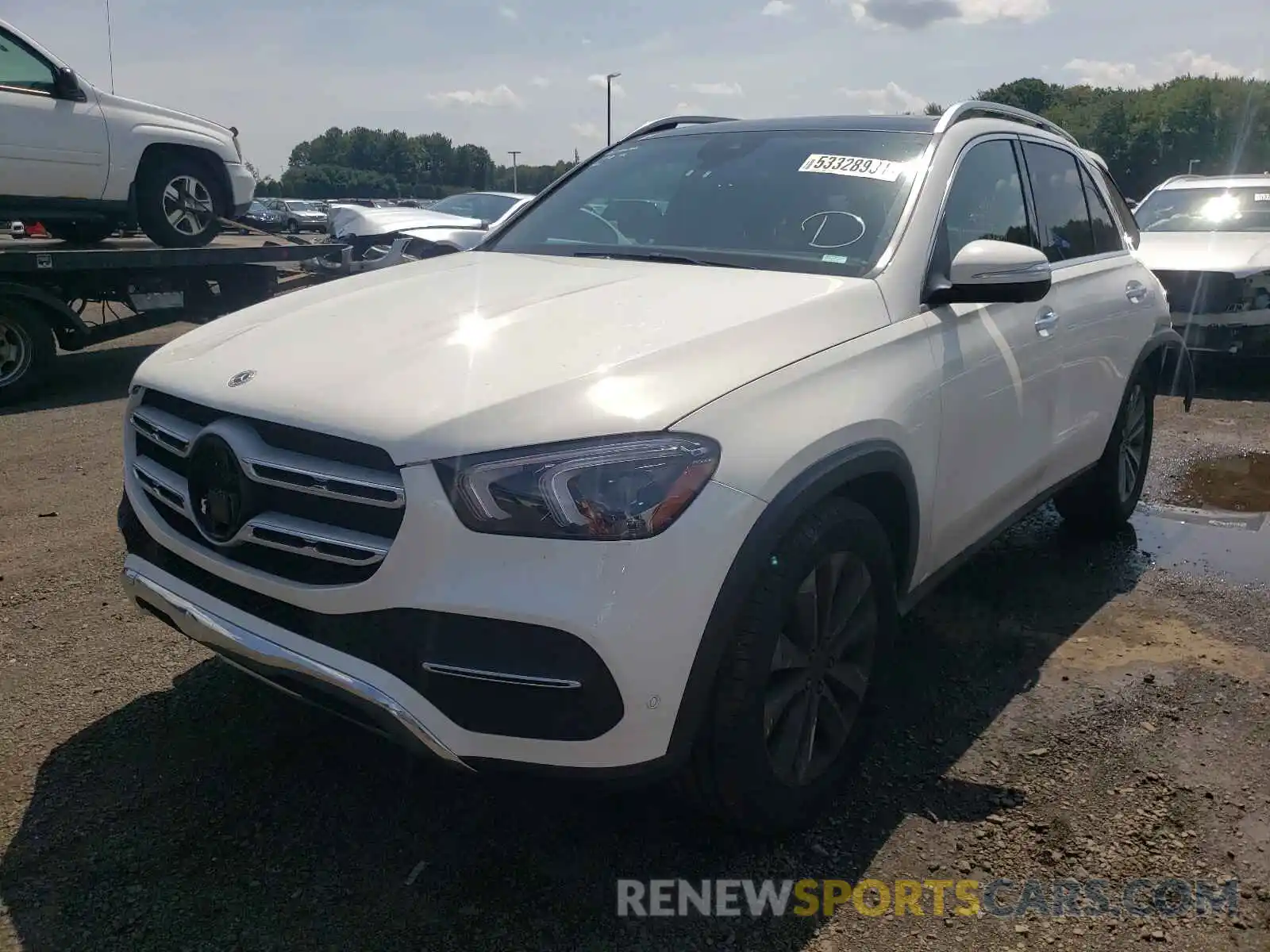 2 Photograph of a damaged car 4JGFB4KB6MA406435 MERCEDES-BENZ GLE-CLASS 2021