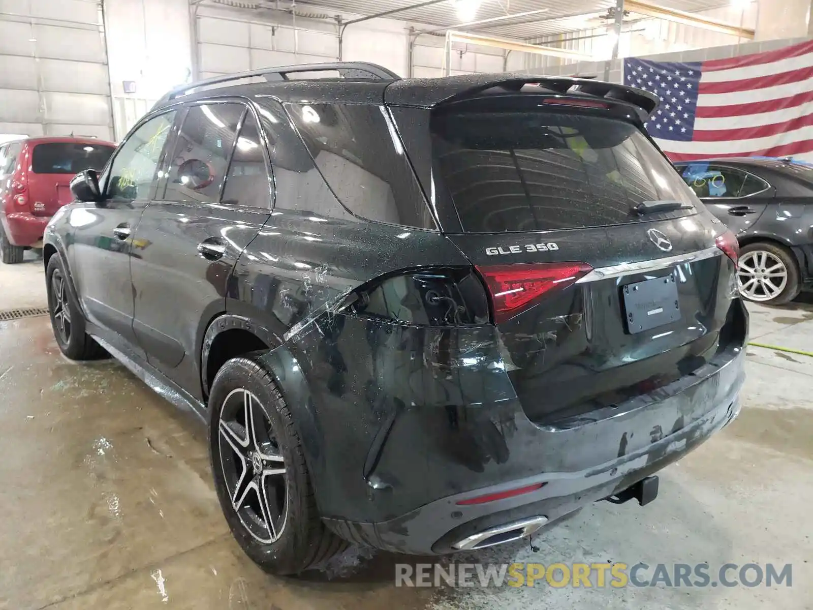 3 Photograph of a damaged car 4JGFB4KB6MA413627 MERCEDES-BENZ GLE-CLASS 2021