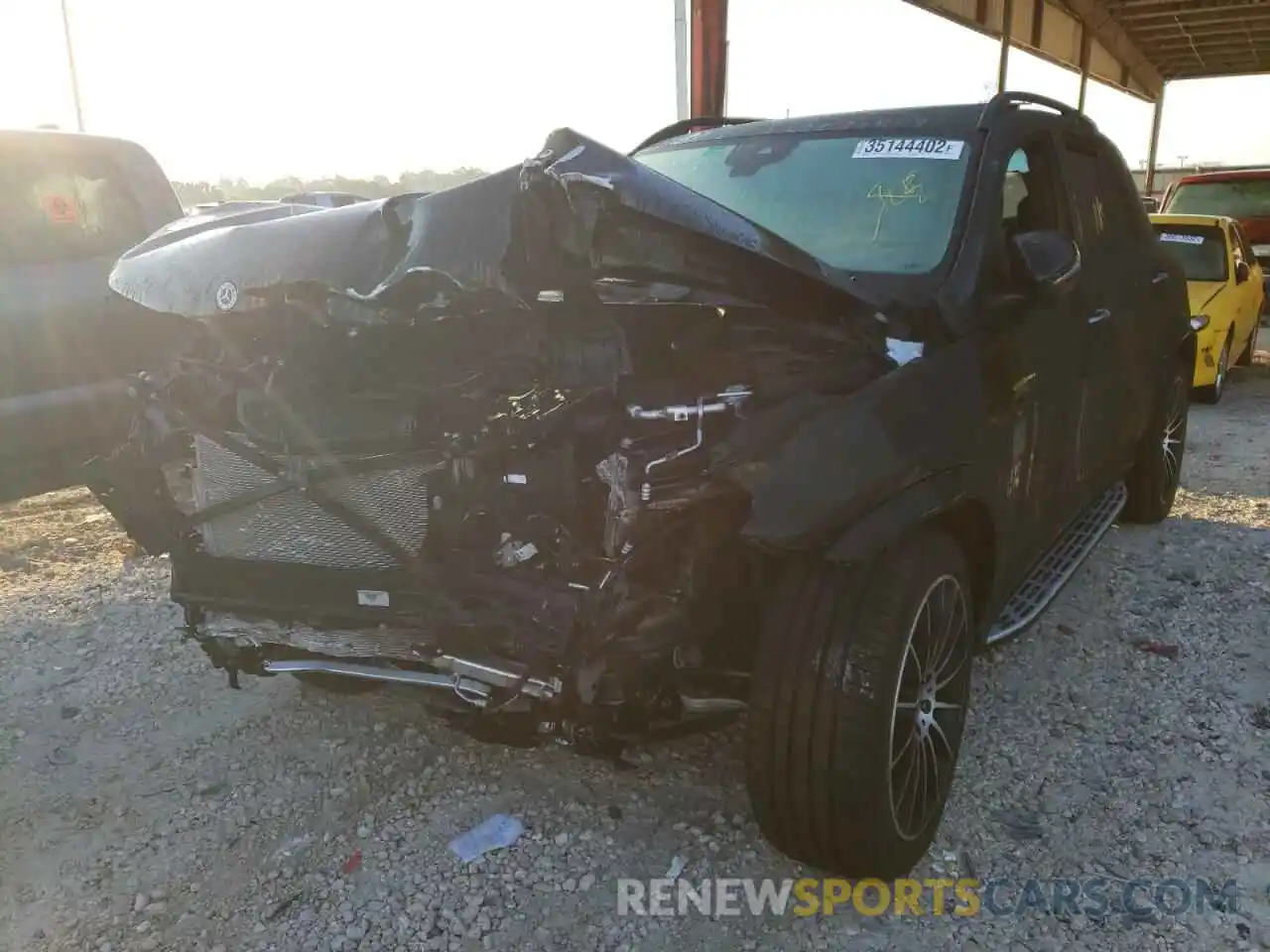 2 Photograph of a damaged car 4JGFB4KB6MA421906 MERCEDES-BENZ GLE-CLASS 2021