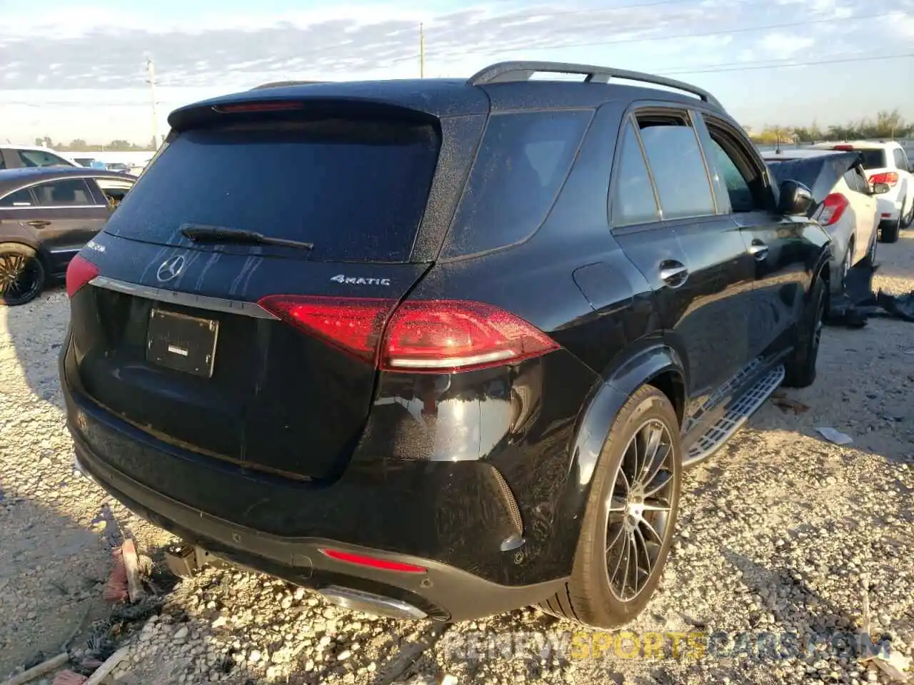 4 Фотография поврежденного автомобиля 4JGFB4KB6MA421906 MERCEDES-BENZ GLE-CLASS 2021