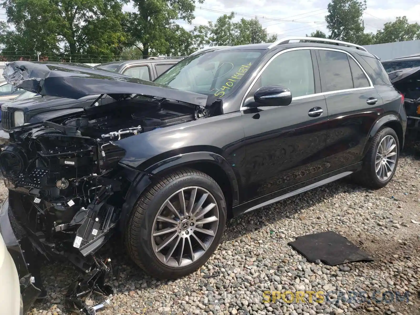 2 Photograph of a damaged car 4JGFB4KB6MA514182 MERCEDES-BENZ GLE-CLASS 2021