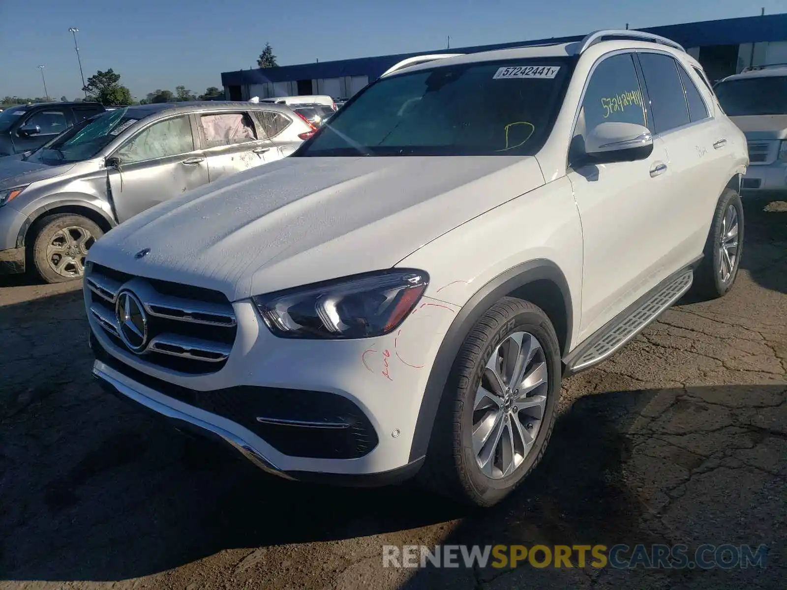 2 Photograph of a damaged car 4JGFB4KB7MA371114 MERCEDES-BENZ GLE-CLASS 2021