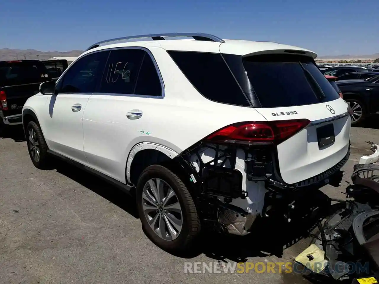 3 Photograph of a damaged car 4JGFB4KB7MA474520 MERCEDES-BENZ GLE-CLASS 2021