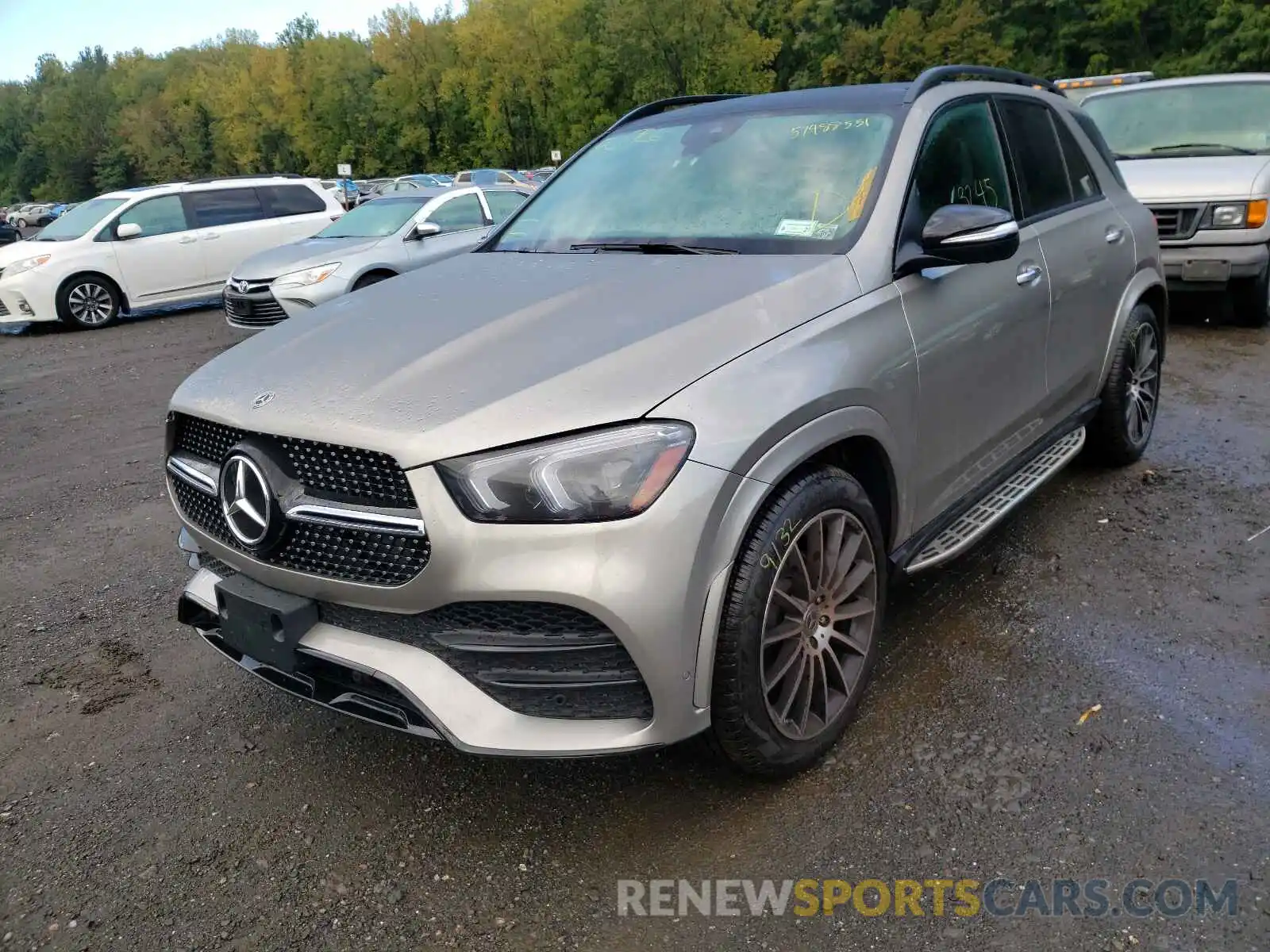 2 Photograph of a damaged car 4JGFB4KB7MA493178 MERCEDES-BENZ GLE-CLASS 2021