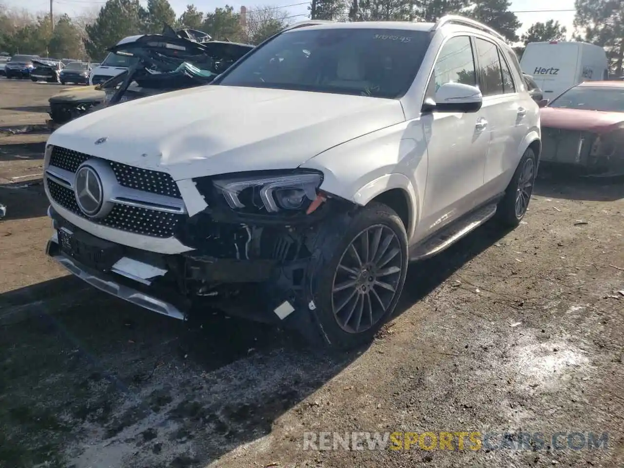 2 Photograph of a damaged car 4JGFB4KB8MA433863 MERCEDES-BENZ GLE-CLASS 2021