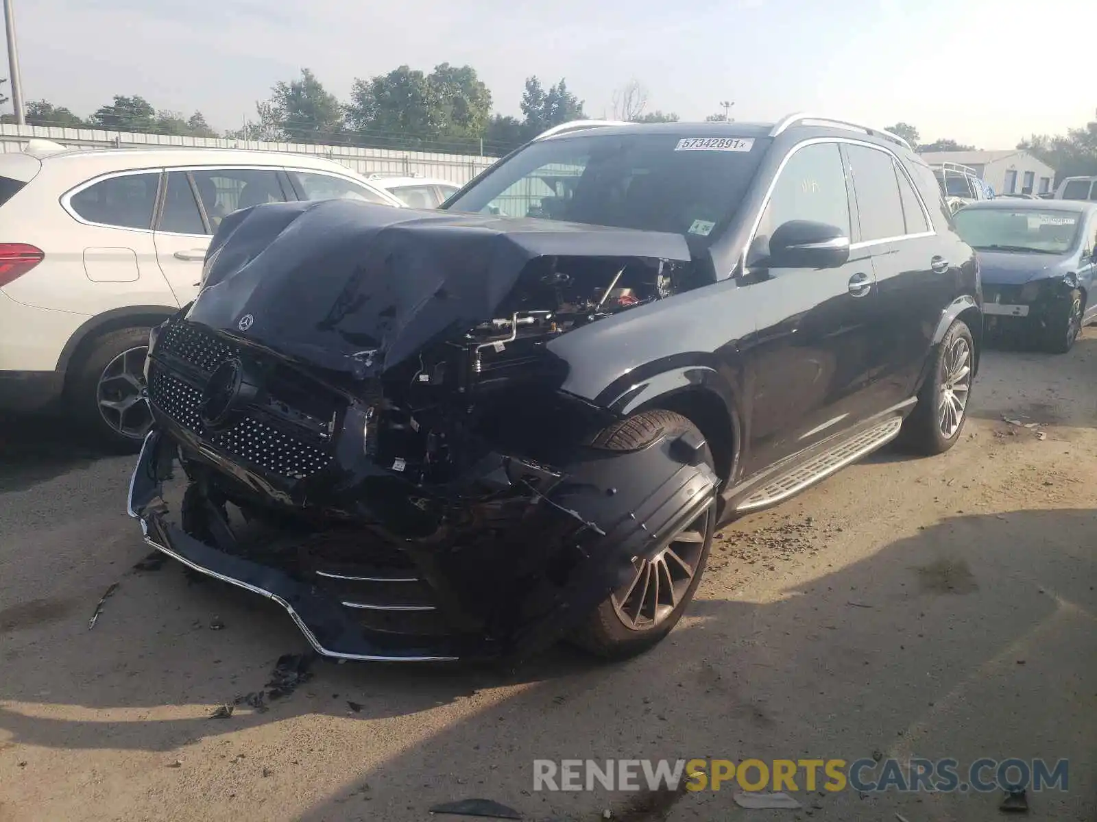 2 Photograph of a damaged car 4JGFB4KB8MA474588 MERCEDES-BENZ GLE-CLASS 2021