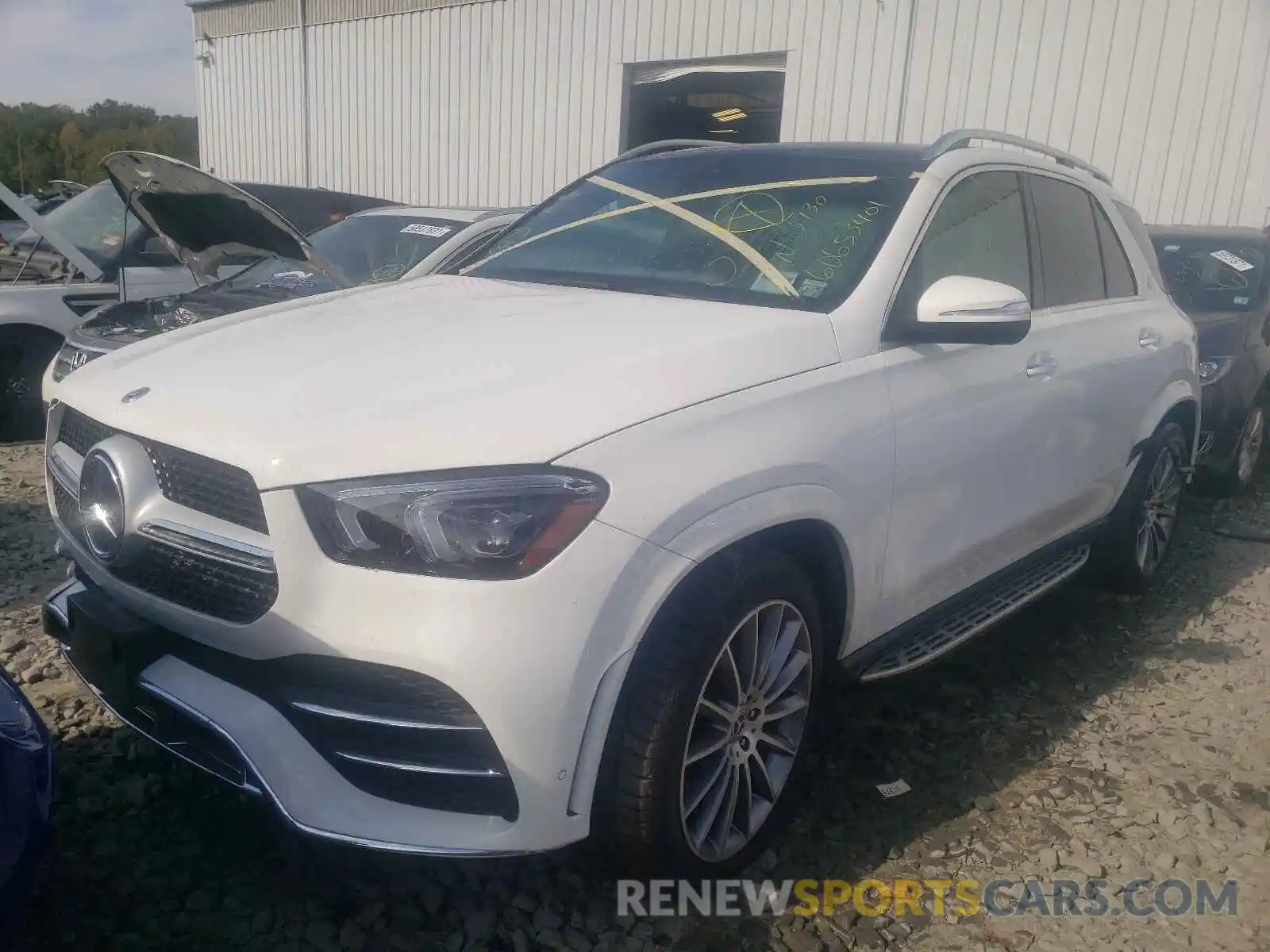 2 Photograph of a damaged car 4JGFB4KB8MA483730 MERCEDES-BENZ GLE-CLASS 2021