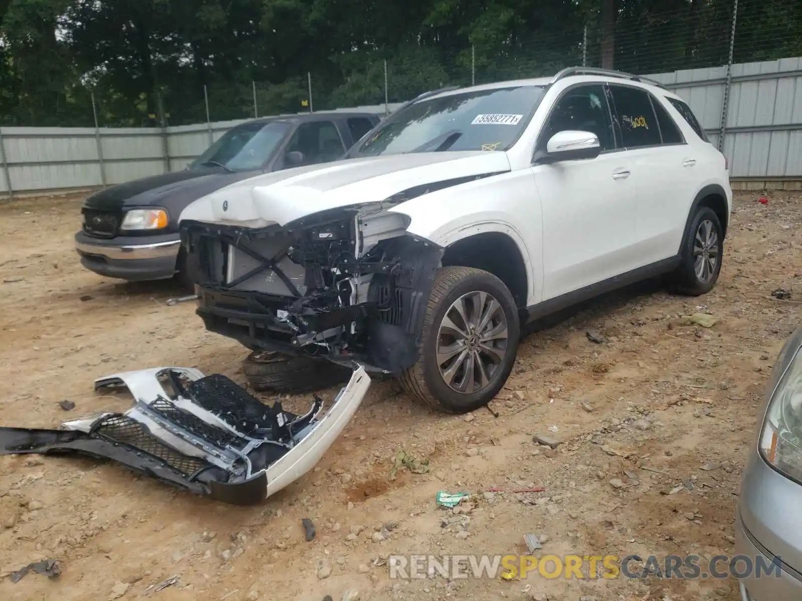 2 Photograph of a damaged car 4JGFB4KB9MA374449 MERCEDES-BENZ GLE-CLASS 2021