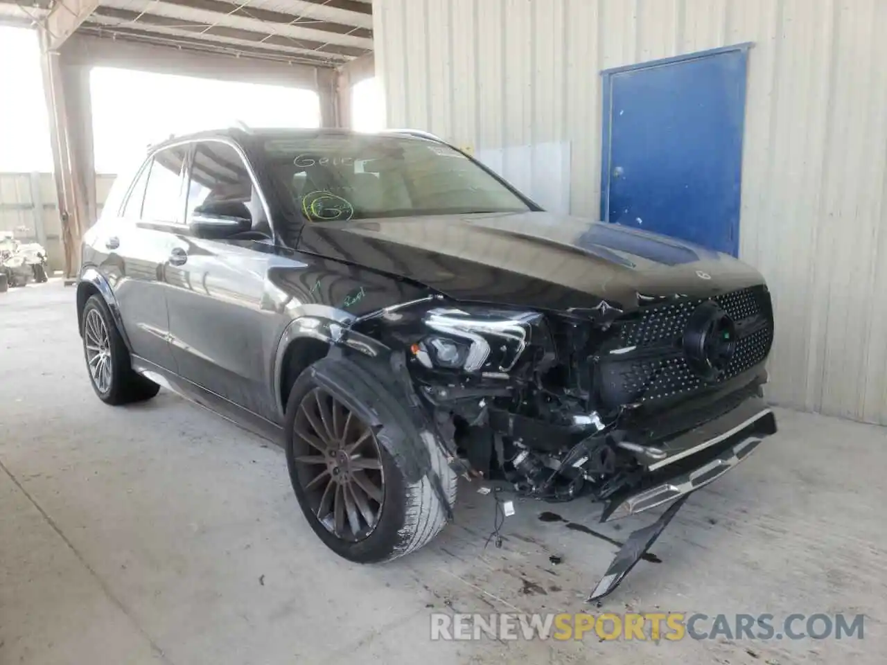 1 Photograph of a damaged car 4JGFB4KB9MA422001 MERCEDES-BENZ GLE-CLASS 2021