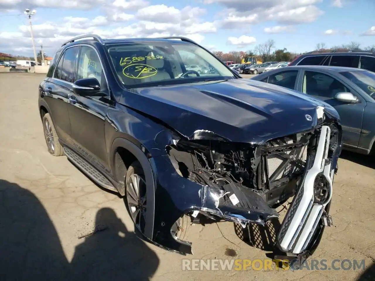 1 Photograph of a damaged car 4JGFB4KB9MA457072 MERCEDES-BENZ GLE-CLASS 2021