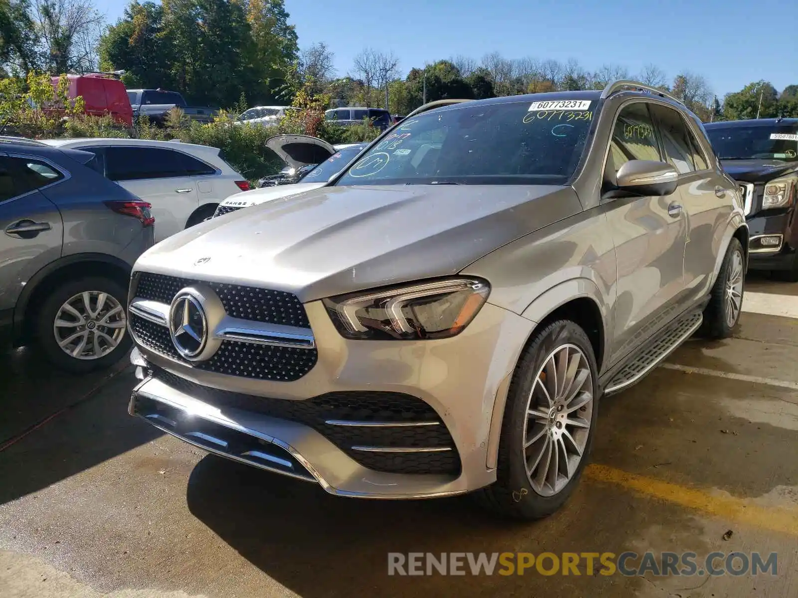 2 Photograph of a damaged car 4JGFB4KB9MA484496 MERCEDES-BENZ GLE-CLASS 2021