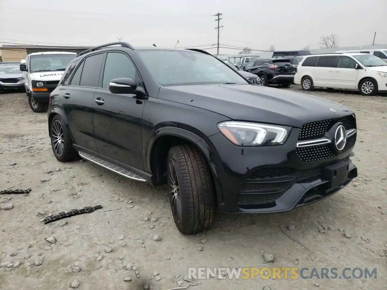 1 Photograph of a damaged car 4JGFB4KB9MA493392 MERCEDES-BENZ GLE-CLASS 2021