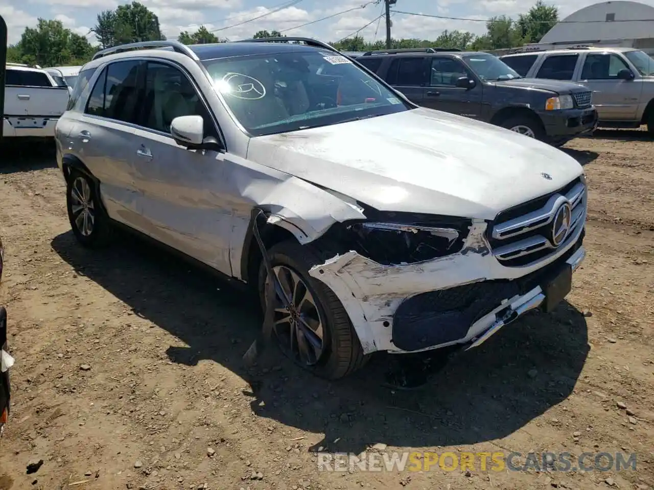 1 Photograph of a damaged car 4JGFB4KB9MA554594 MERCEDES-BENZ GLE-CLASS 2021