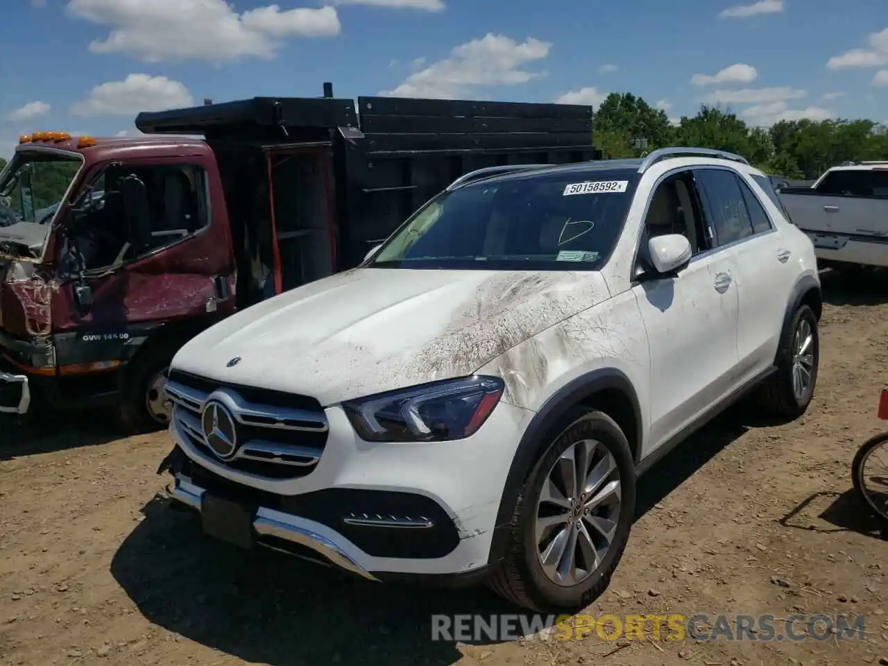 2 Photograph of a damaged car 4JGFB4KB9MA554594 MERCEDES-BENZ GLE-CLASS 2021