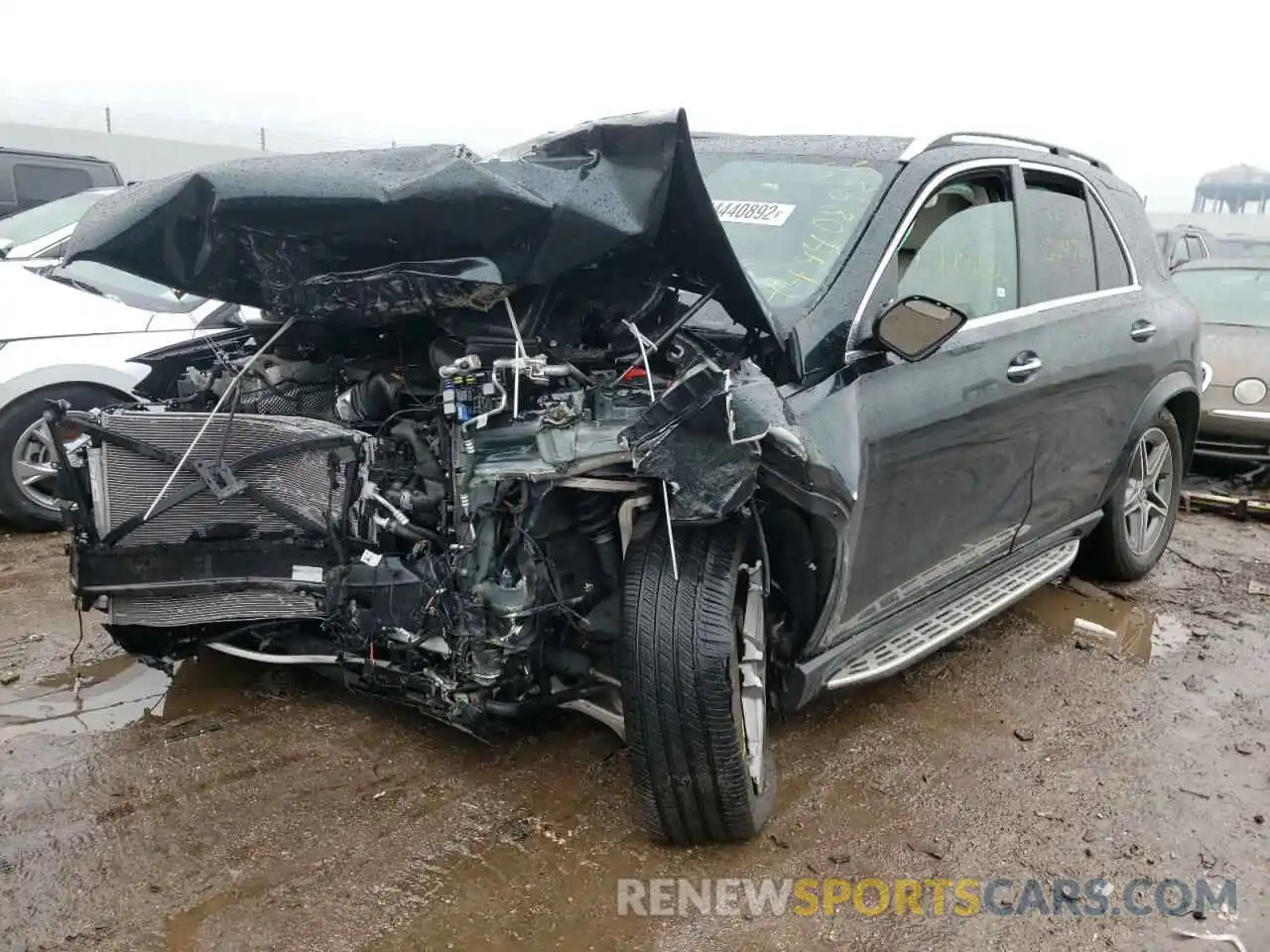 2 Photograph of a damaged car 4JGFB4KBXMA388473 MERCEDES-BENZ GLE-CLASS 2021