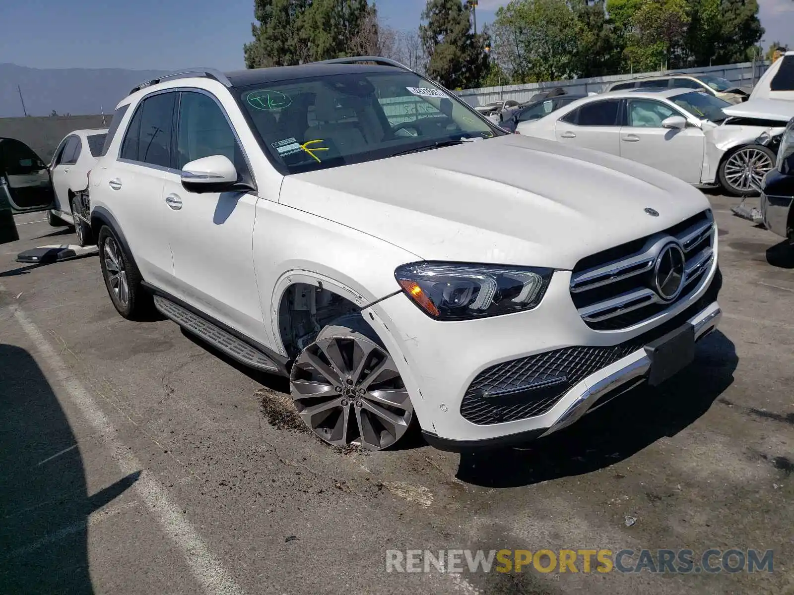 1 Photograph of a damaged car 4JGFB4KBXMA410018 MERCEDES-BENZ GLE-CLASS 2021